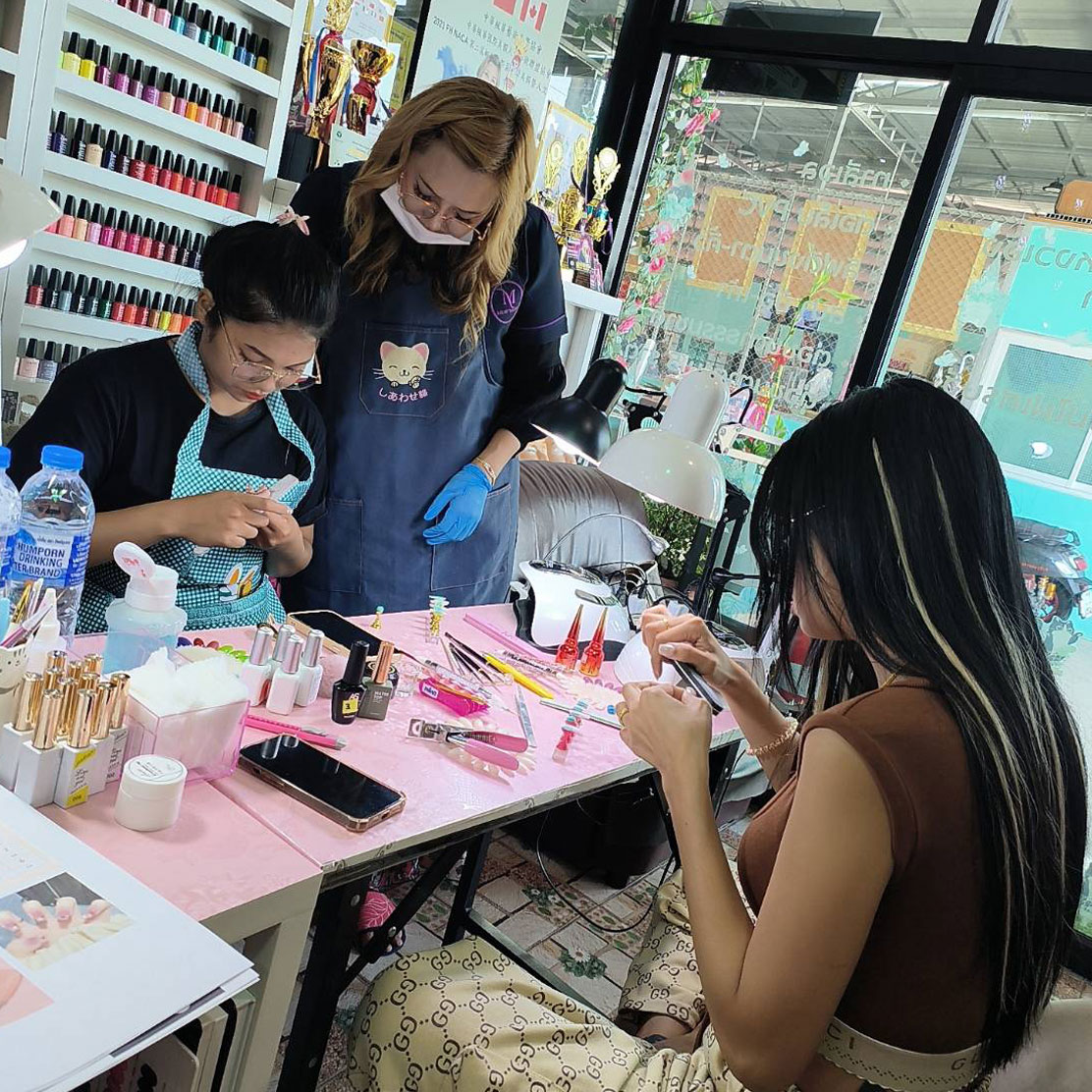Nail salon