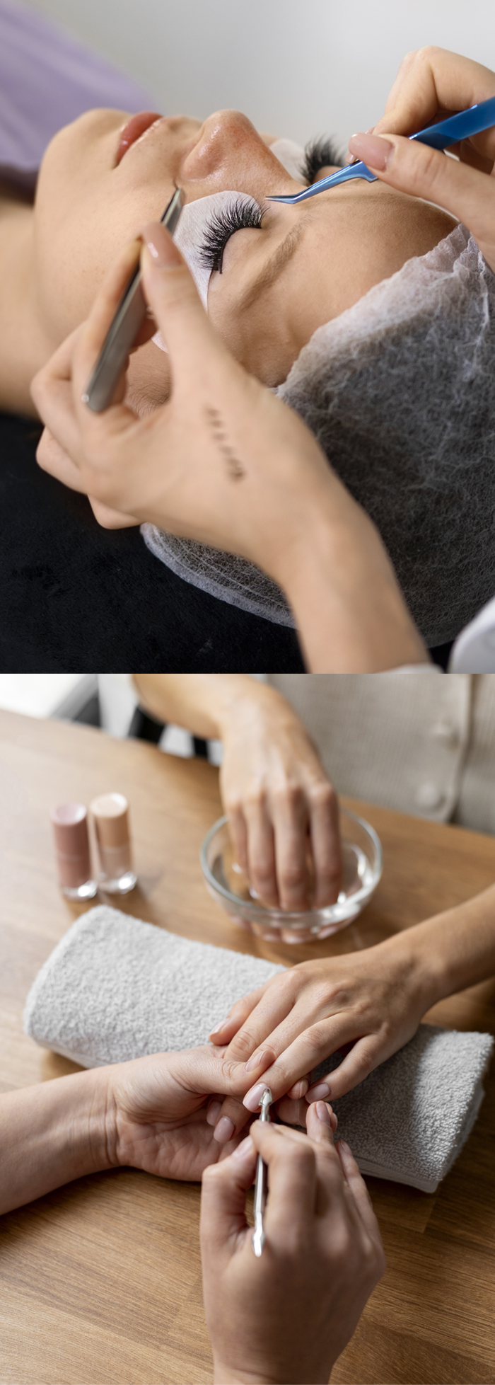 บริการทำเล็บ ต่อขนตาโดยช่างมืออาชีพ